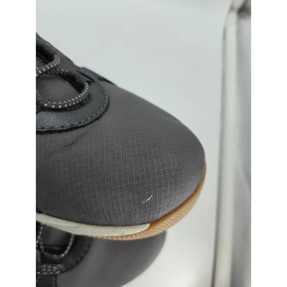Dansko Harlie Charcoal Grey Leather Fabric Bungee Walking Shoes Sneaker Women 41